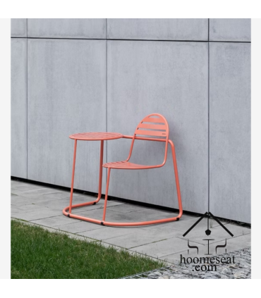 صندلی و میز دونفره فلزی لاوست