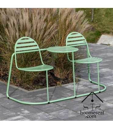 صندلی و میز دونفره فلزی لاوست