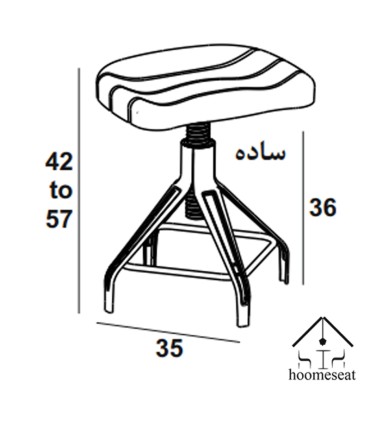 صندلی گردان کافه رستوران صندلی بار صندلی کانتر صندلی اپنی صندلی خاص